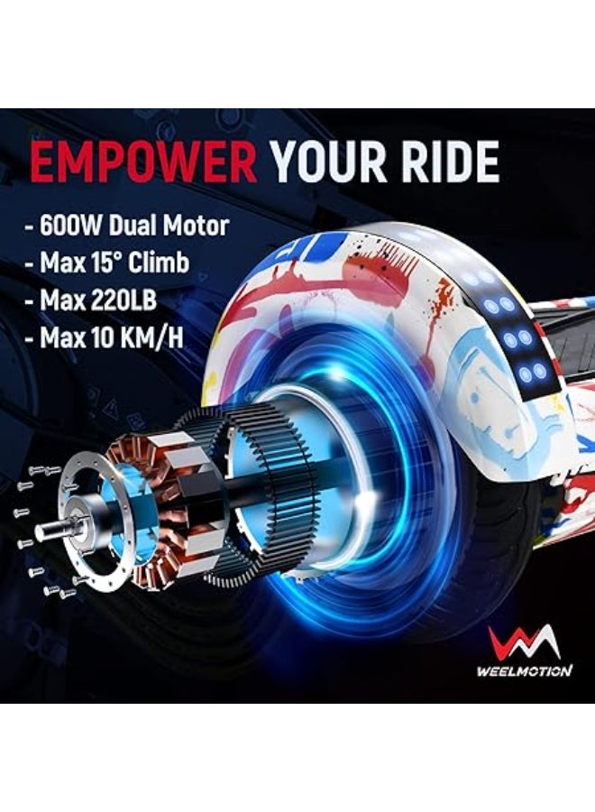 Smart balance scooter, a 8 inch Hoverboard with excellent lights & a Samsung battery - Image 4